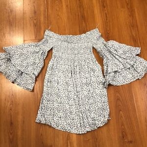 Off the shoulder Cheetah Dress